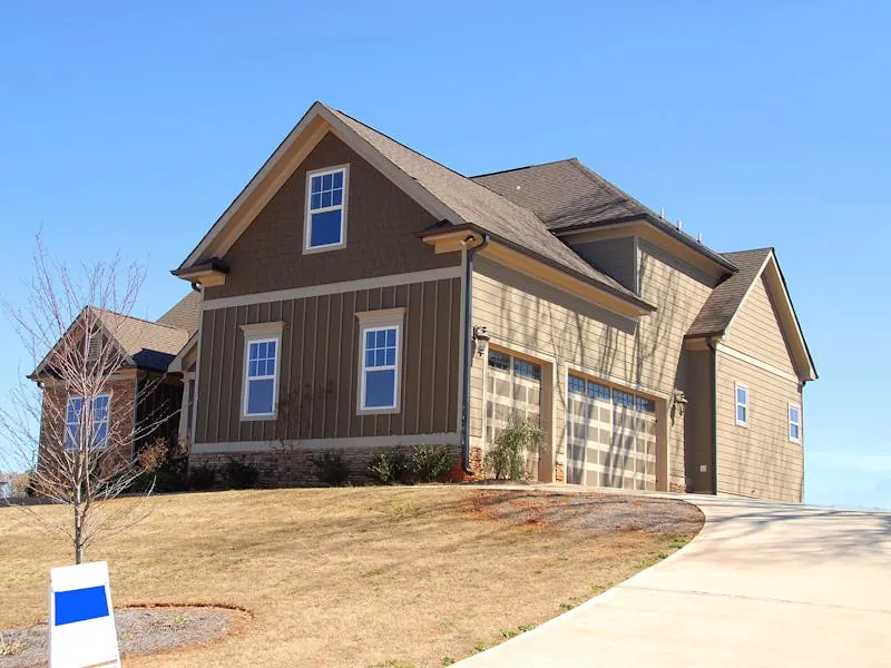 Family home with new roof