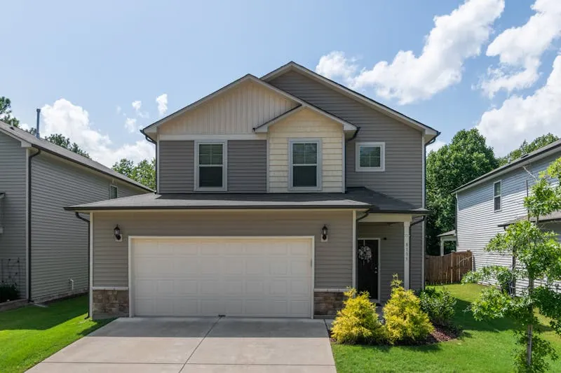 Suburban home with quality roofing